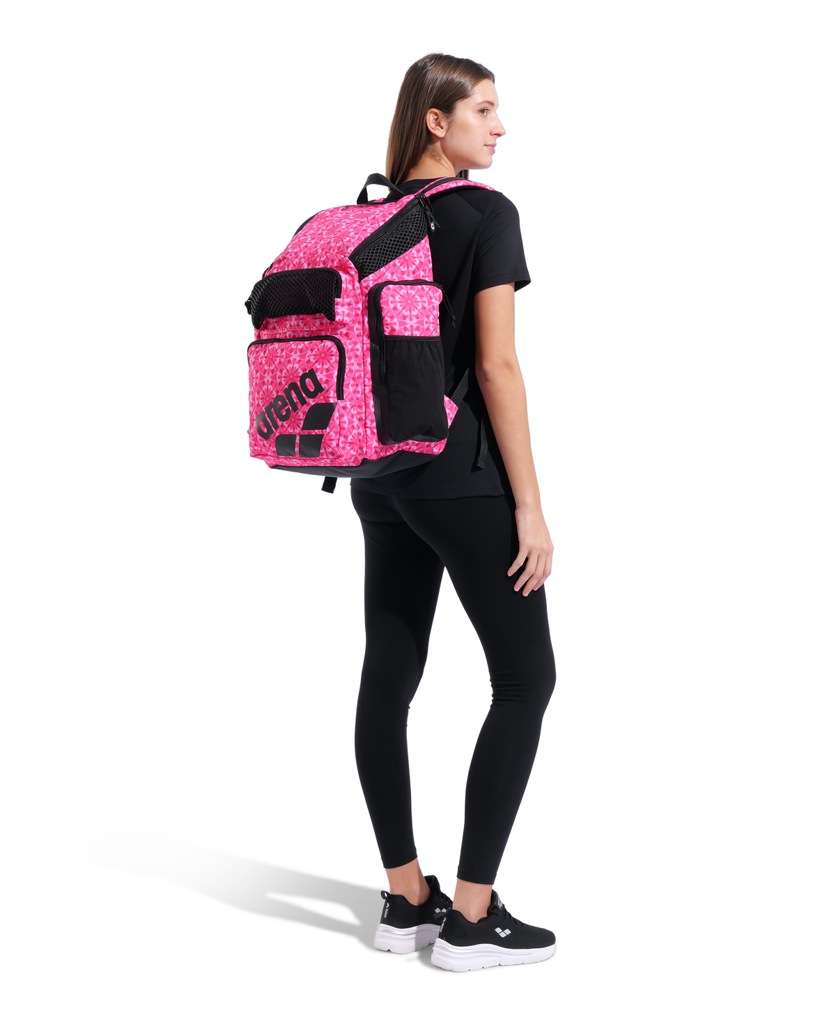 Arena One Go Backpack 45l Floral Pink