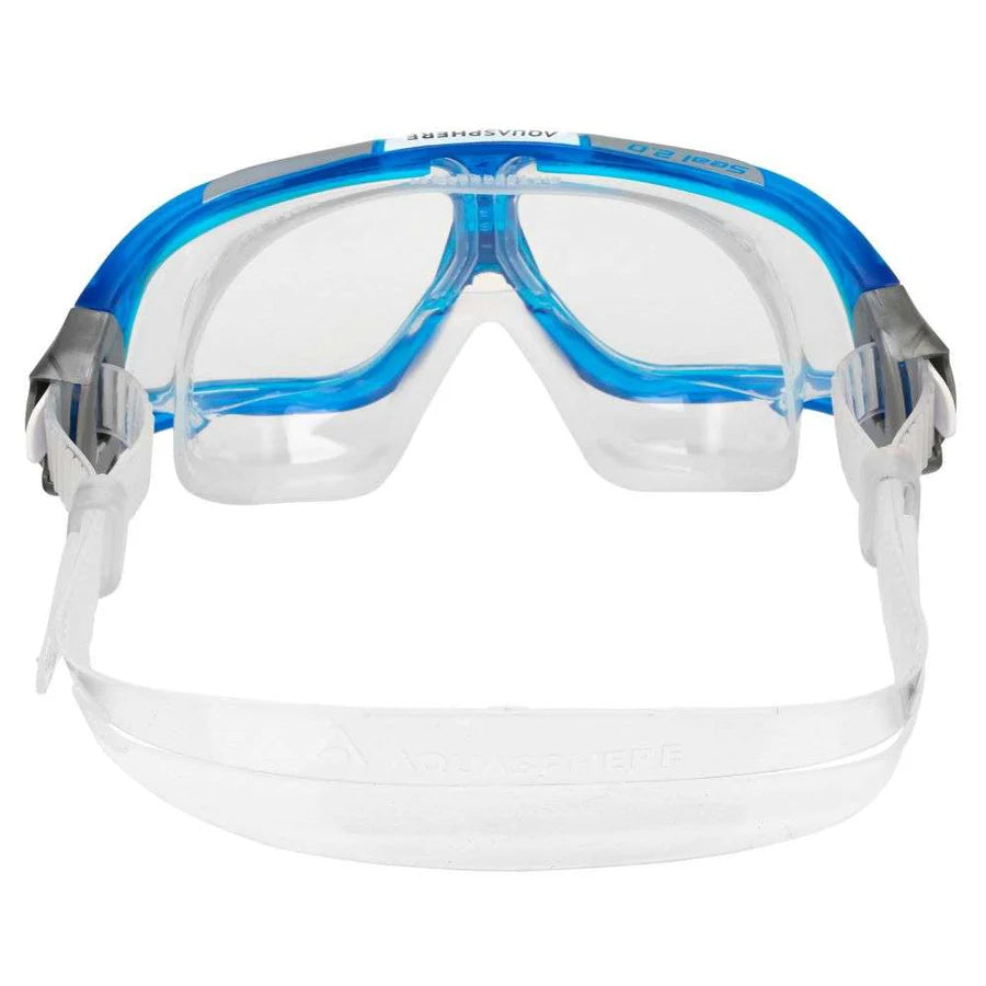 Aquasphere Seal 2.0 Adult Goggle Light Blue Clear Lens