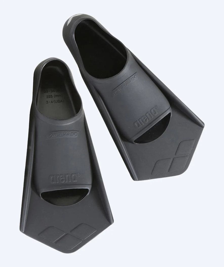 Arena Powerfin Black Silver