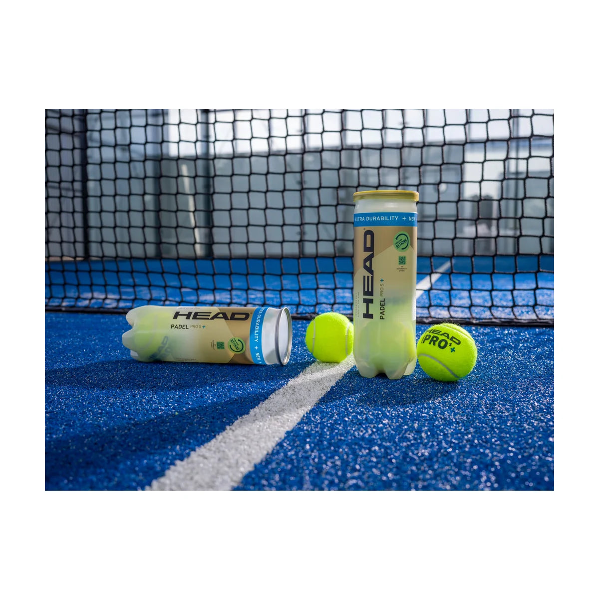 Head Padel Pro S+ 3 Ball Can x 4