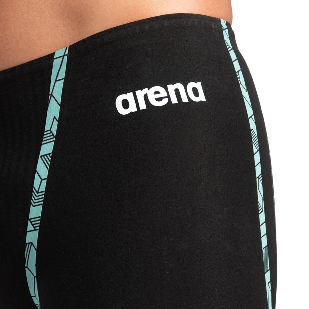 Arena Mens Powerskin Primo Jammer Black Teal