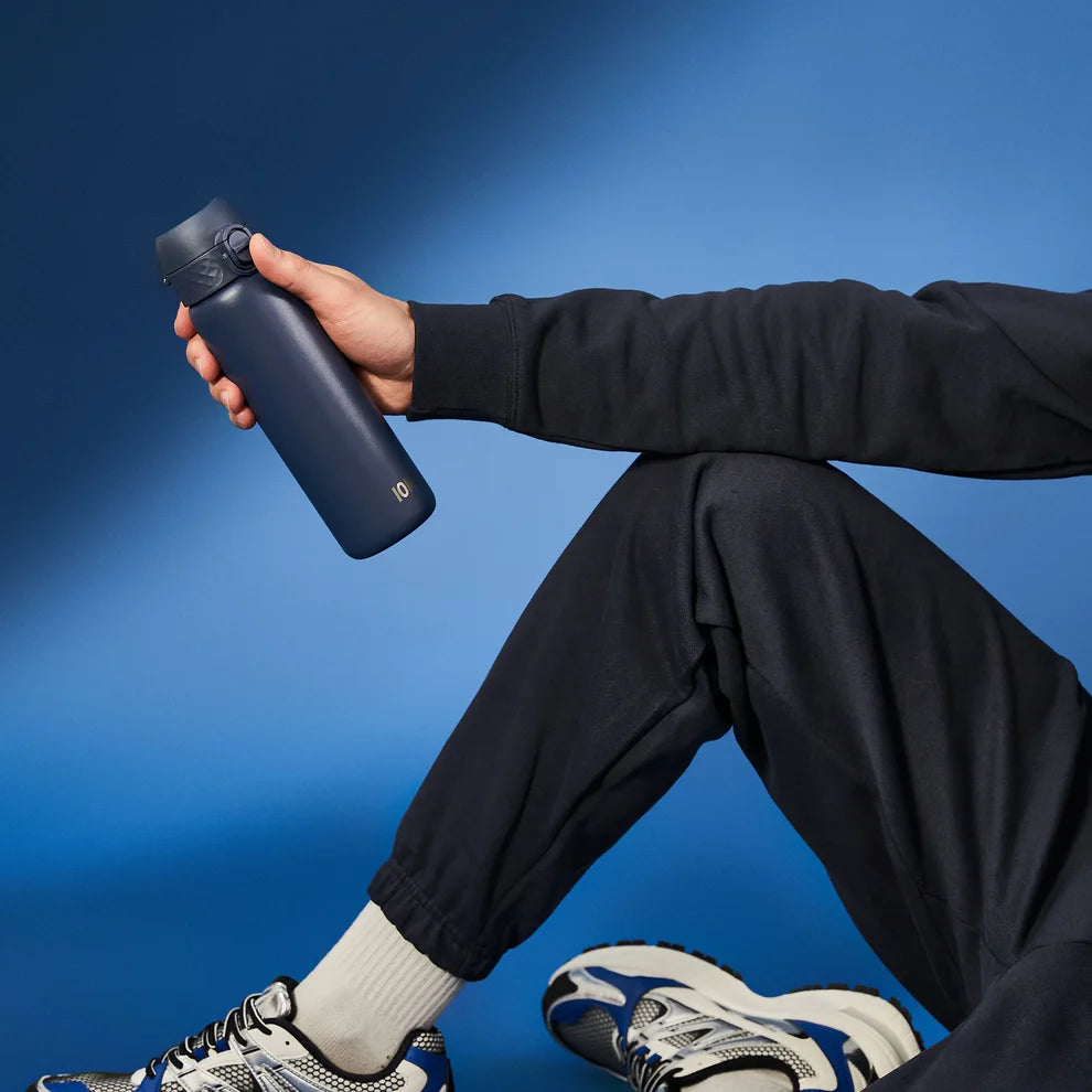 Ion8 Slim Vacuum Insulated Water Bottle Ash Navy