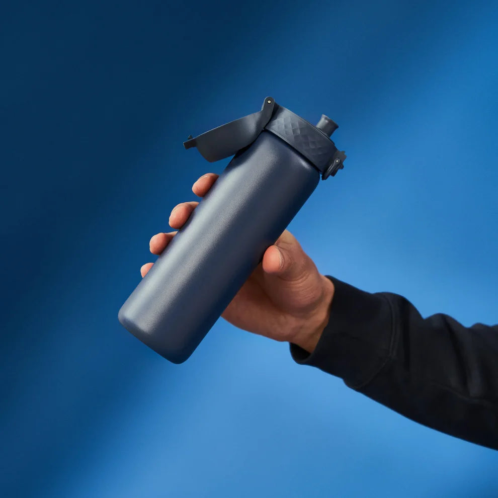 Ion8 Slim Vacuum Insulated Water Bottle Ash Navy