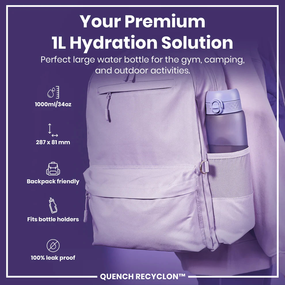 Ion8 Quench Water Bottle Light Purple
