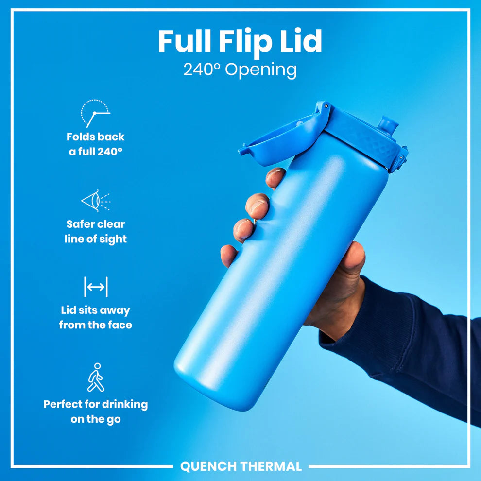 Ion8 Quench Vacuum Insulated Water Bottle Blue