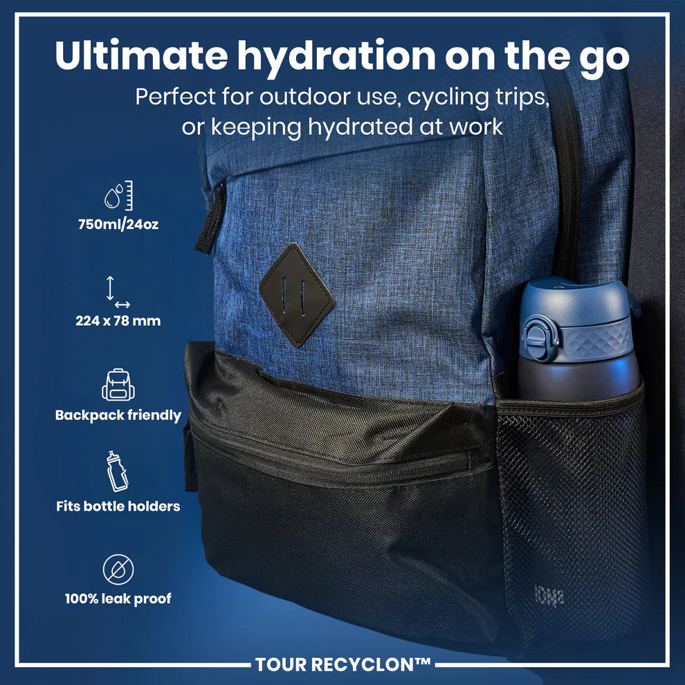 Ion8 Tour Water Bottle Navy