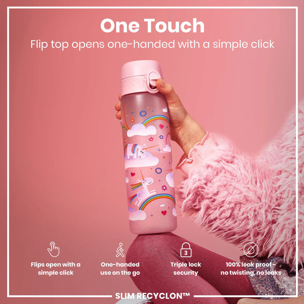 Ion8 Slim Water Bottle Rainbows