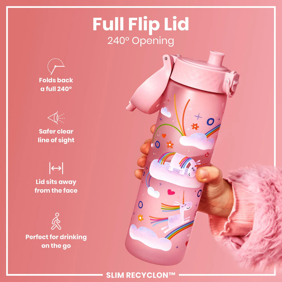 Ion8 Slim Water Bottle Rainbows