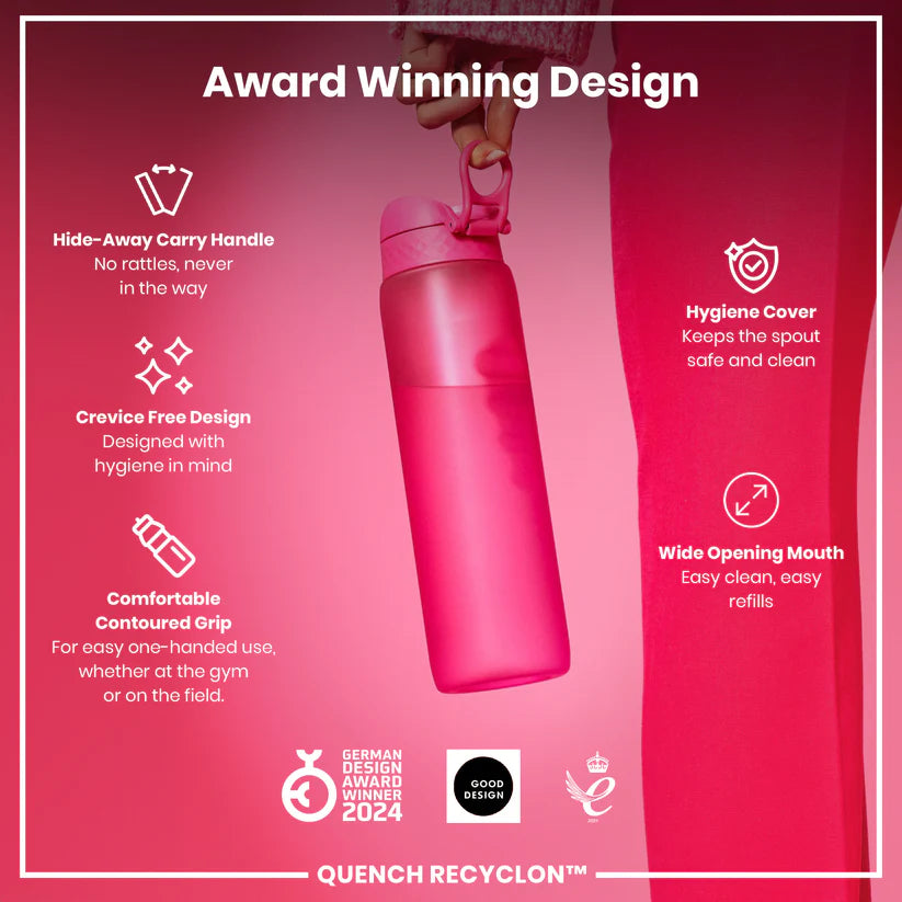 Ion8 Quench Water Bottle Pink