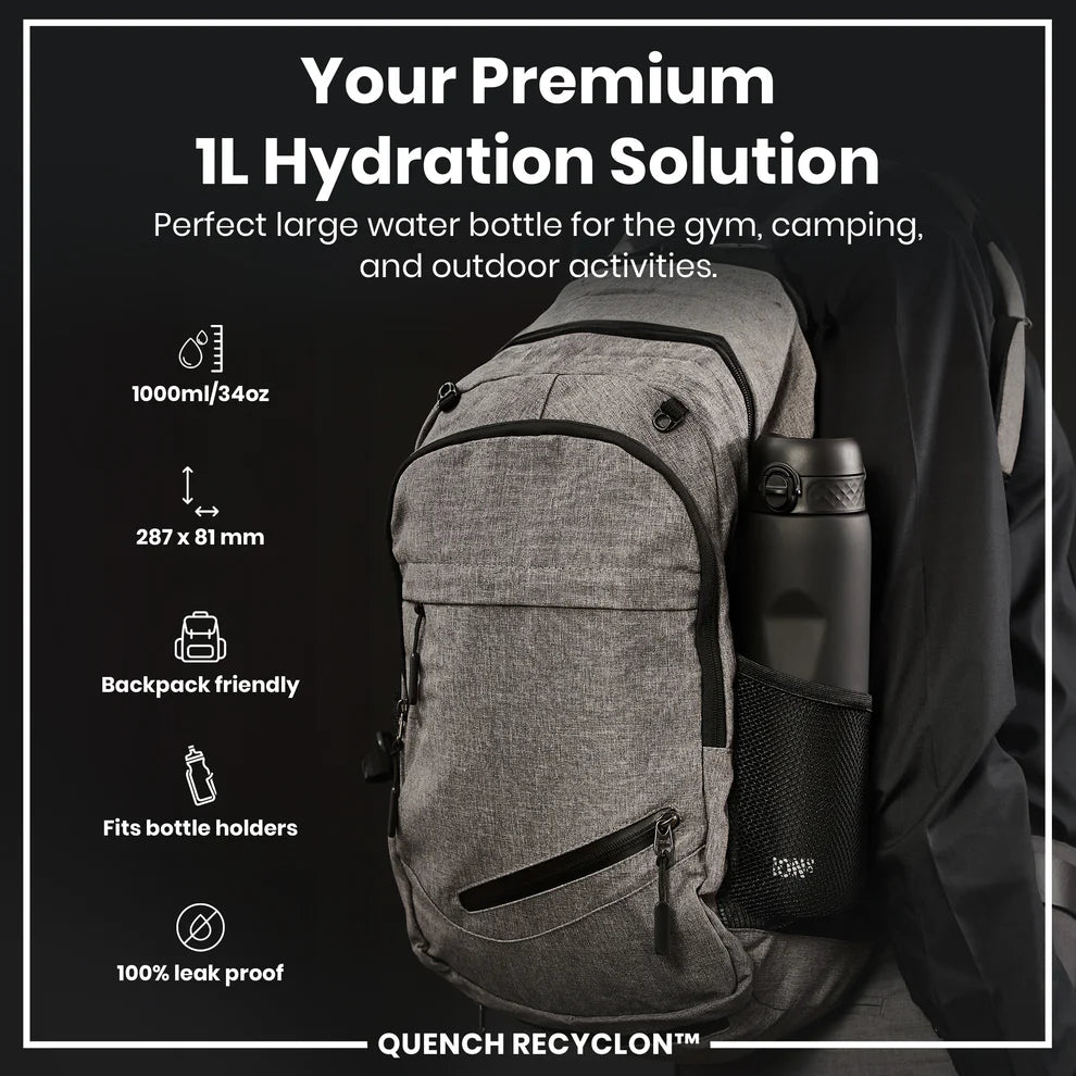 Ion8 Quench Water Bottle Black