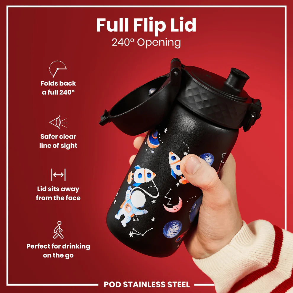 Ion8 Pod Stainless Steel Water Bottle Space