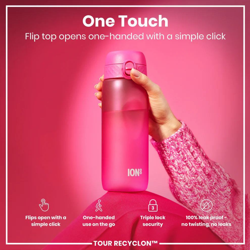 Ion8 Tour Water Bottle Pink