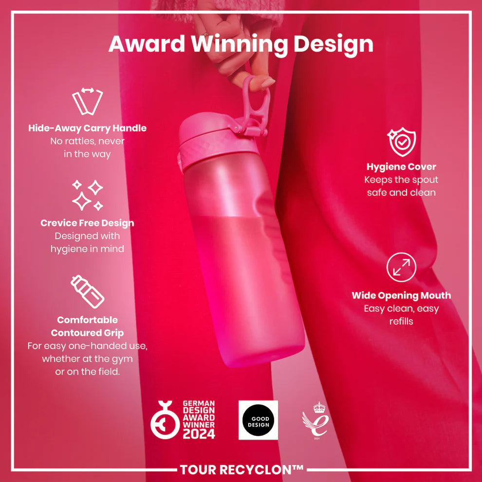 Ion8 Tour Water Bottle Pink