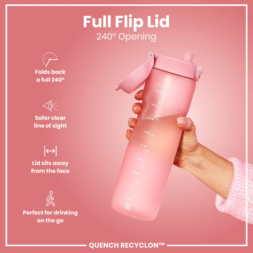 Ion8 Quench Water Bottle Rose Quartz
