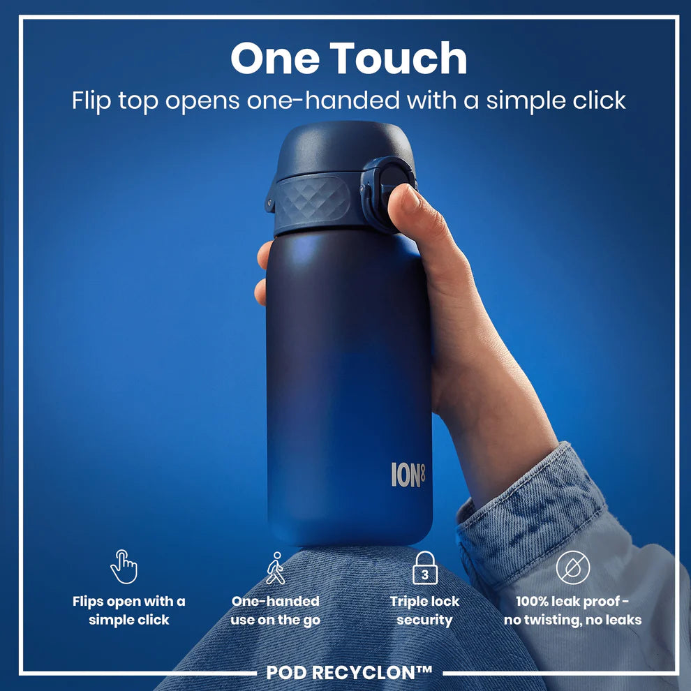 Ion8 Pod Water Bottle Navy