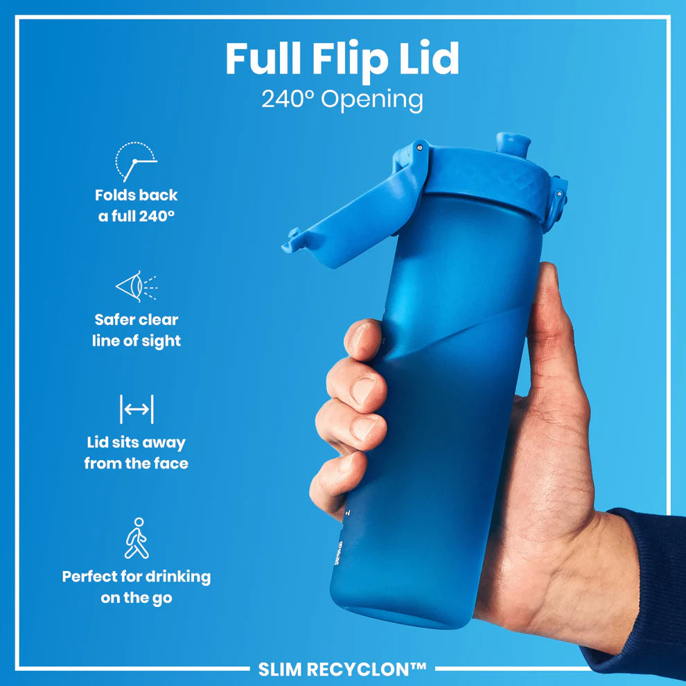 Ion8 Slim Water Bottle Blue