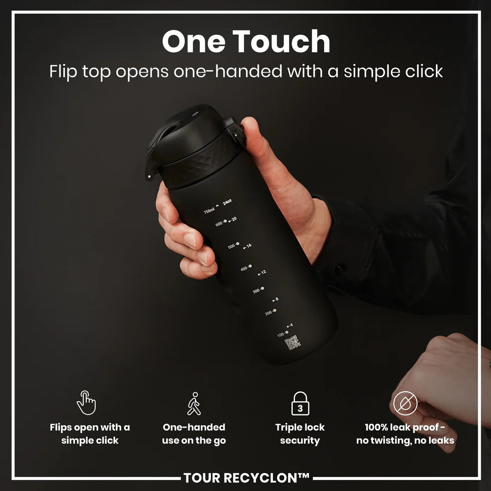 Ion8 Tour Water Bottle Black