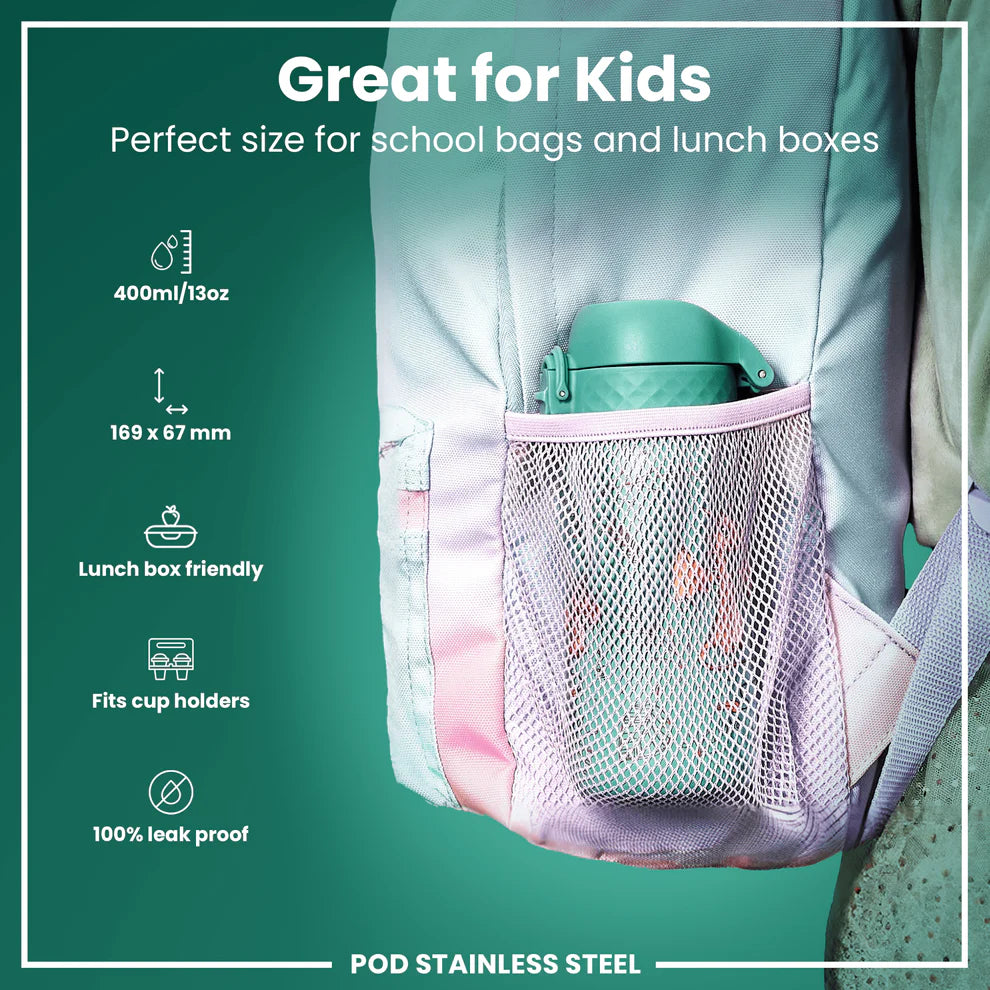 Ion8 Pod Stainless Steel Water Bottle Dragons