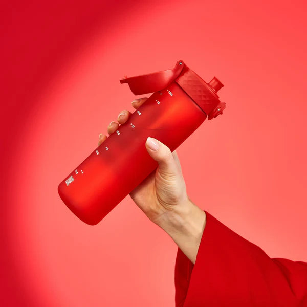 Ion8 Slim Water Bottle Red
