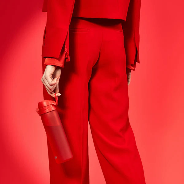 Ion8 Slim Water Bottle Red