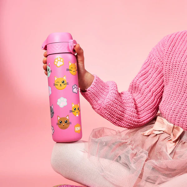 Ion8 Slim Stainless Steel Water Bottle Cats