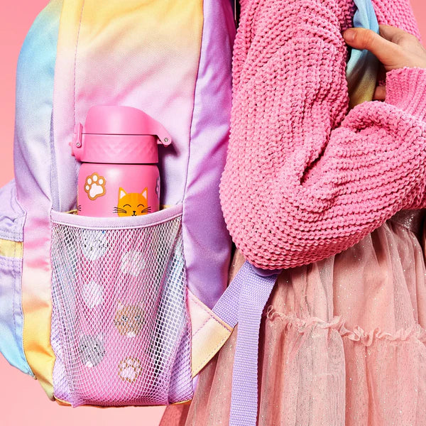 Ion8 Slim Stainless Steel Water Bottle Cats