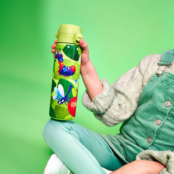 Ion8 Slim Stainless Steel Water Bottle Bugs