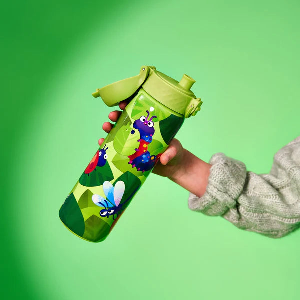 Ion8 Slim Stainless Steel Water Bottle Bugs