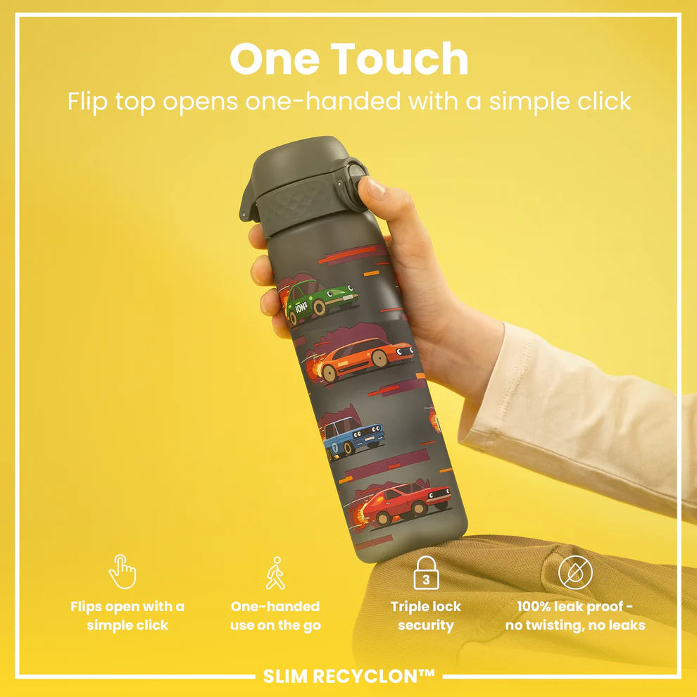 Ion8 Slim Water Bottle Sports Cars