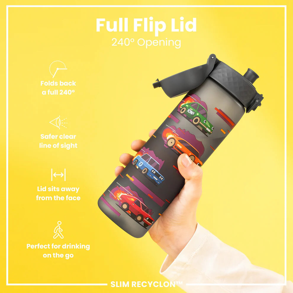 Ion8 Slim Water Bottle Sports Cars