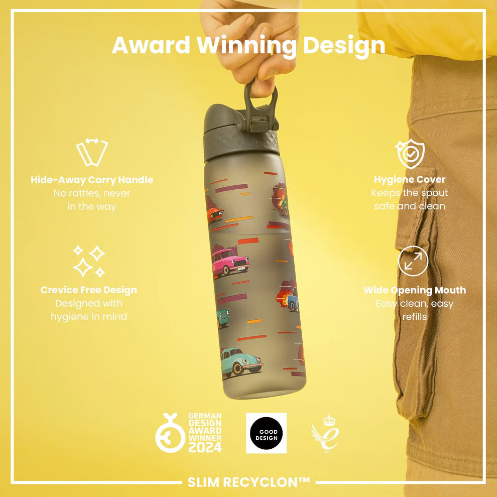 Ion8 Slim Water Bottle Sports Cars