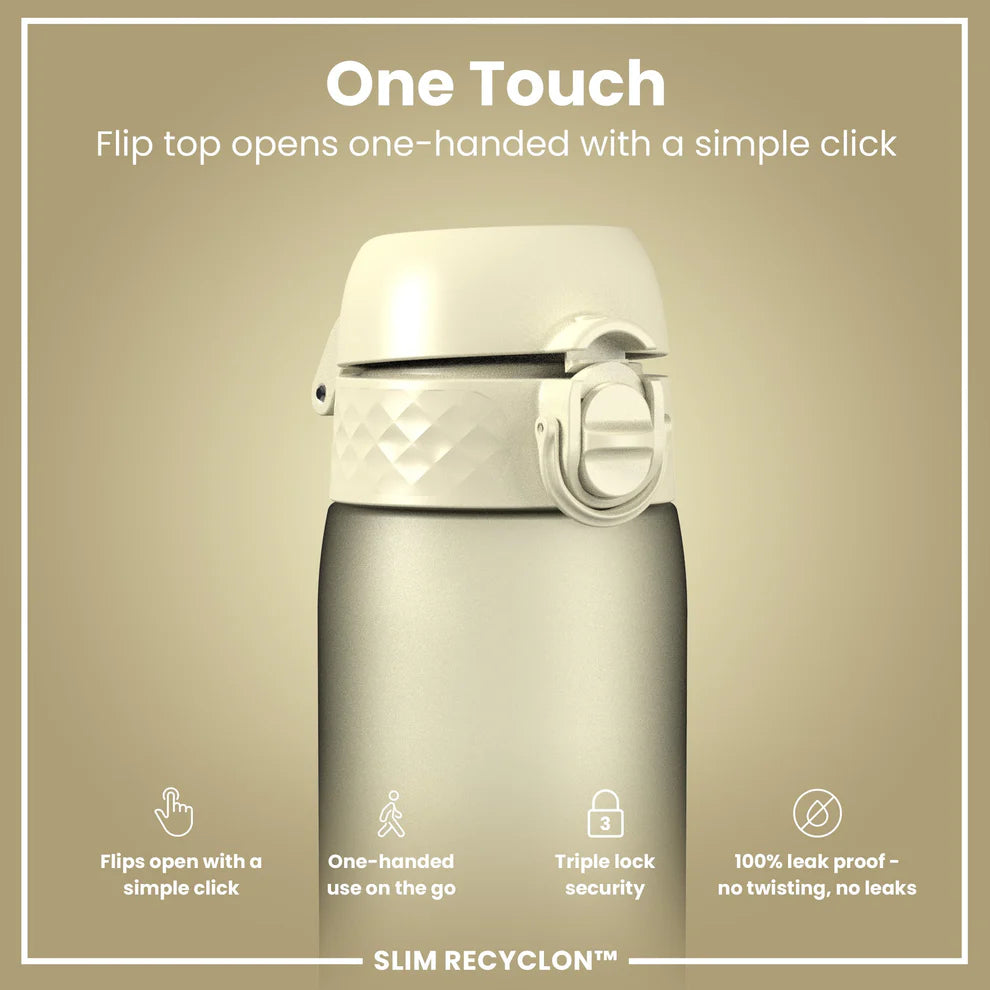 Ion8 Slim Water Bottle Creamy White