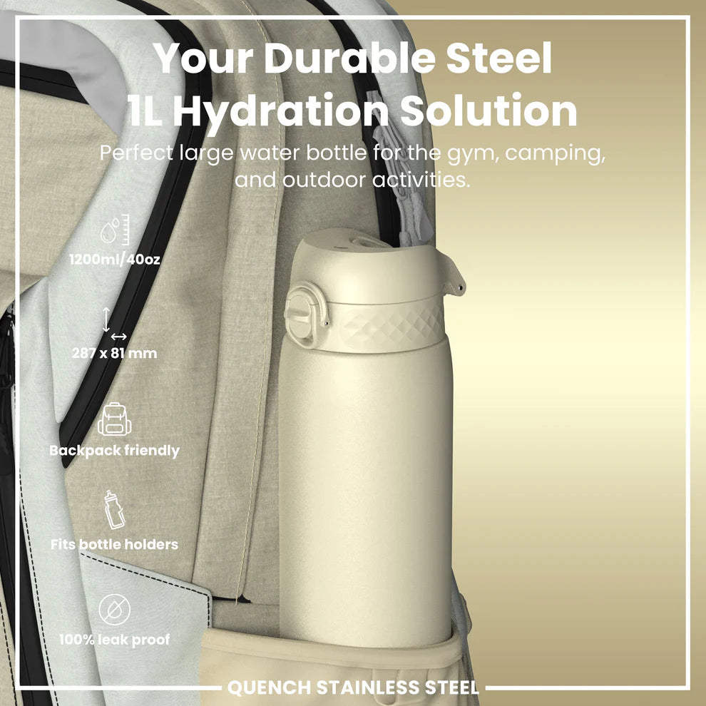Ion8 Quench Stainless Steel Water Creamy White