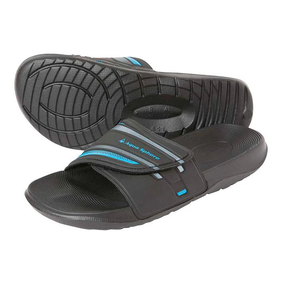 Domino Pool Shoe Black Blue