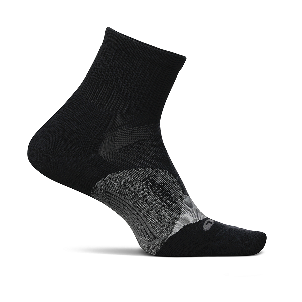 Feetures Elite LC Quarter Basic Black 1 Pair x 3