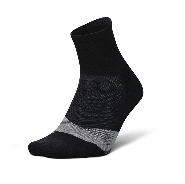 Feetures Elite LC Quarter Basic Black 1 Pair x 3