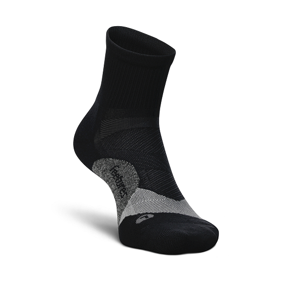 Feetures Elite LC Quarter Basic Black 1 Pair x 3