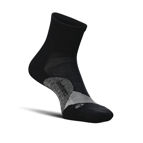 Feetures Elite LC Quarter Basic Black 1 Pair x 3