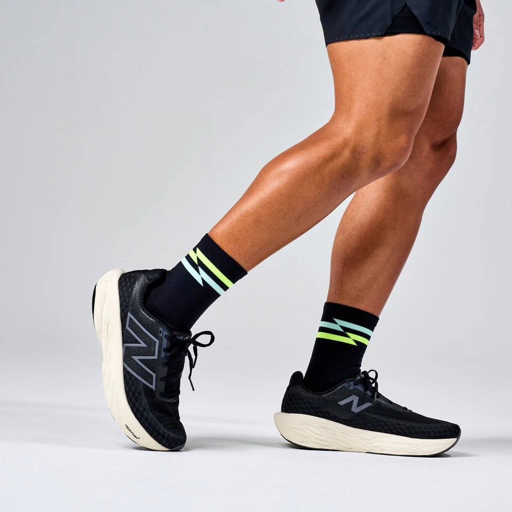 Feetures Elite UL Mini Crew Night Track Black 1 Pair x3