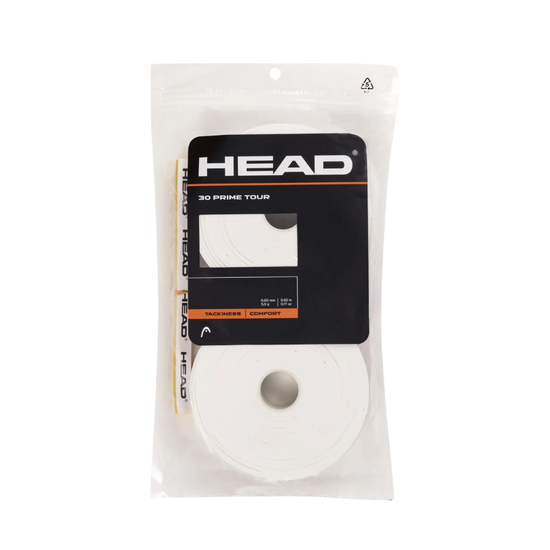 Head Prime Tour 30 Overgrips - White