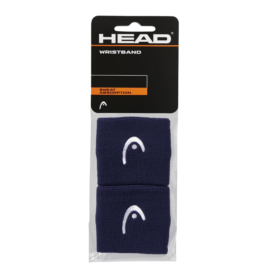 Head Wristband 2.5" Navy x 2