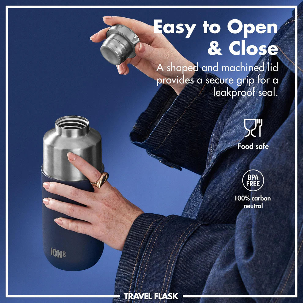 Ion8 Luma Vacuum Insulated Flask & Mug Ash Navy