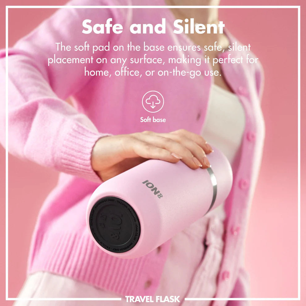 Ion8 Luma Vacuum Insulated Flask & Mug Rose Quartz