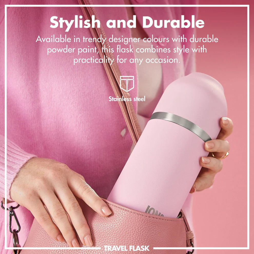 Ion8 Luma Vacuum Insulated Flask & Mug Rose Quartz