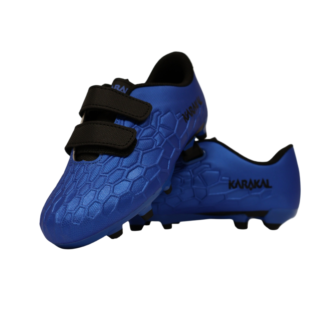 Karakal Hex Football Boot Royal Black x 10 Pairs (10-2UK)