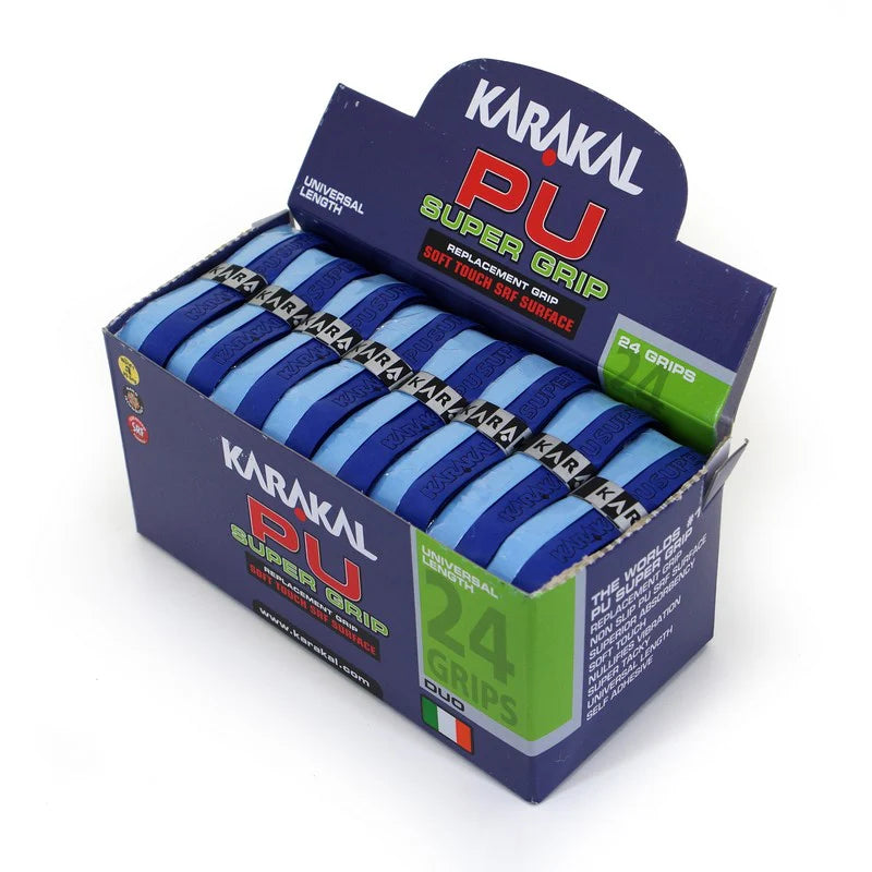 Karakal PU Super Grip Duo Navy Sky x 24
