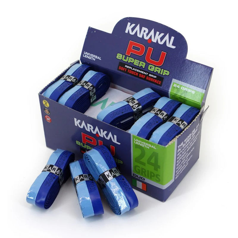 Karakal PU Super Grip Duo Navy Sky x 24