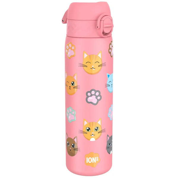 Ion8 Slim Stainless Steel Water Bottle Cats