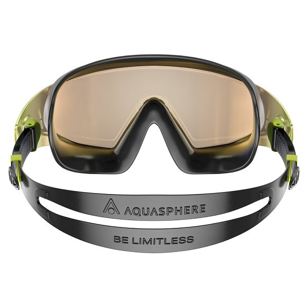 Aquasphere Defy Ultra Mask Black Blue Mirror Lens