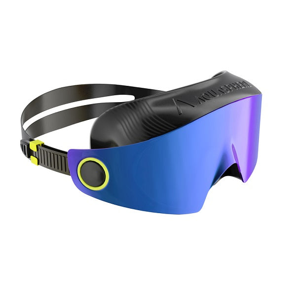 Aquasphere Defy Ultra Mask Black Blue Mirror Lens